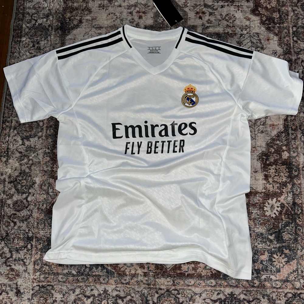 Real Madrid White Soccer Jersey